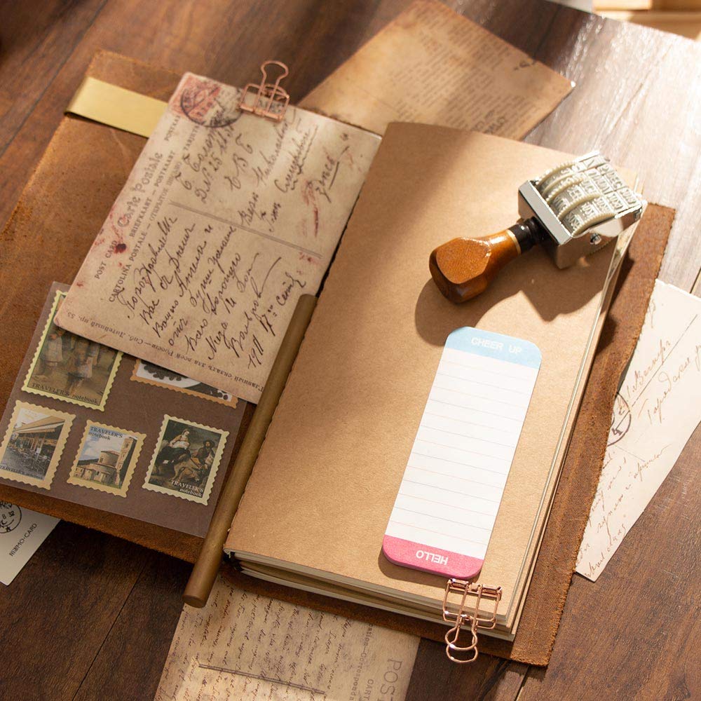 zeszyty, Notatnik podróżnika Dziennik Skórzany ręcznie robiony notatnik Skóra bydlęca Szkoła Vintage Stacjonarne Mini(12x21cm)