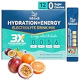 Aibiodi Electrolytes Powder Packets - Sugar Free & Zero Calorie Liquid Daily IV Drink Mix - Instant Hydration & Energy Supplement with 6 Electrolytes and 5 Vitamins, Keto Friendly & Vegan - 12 Sticks