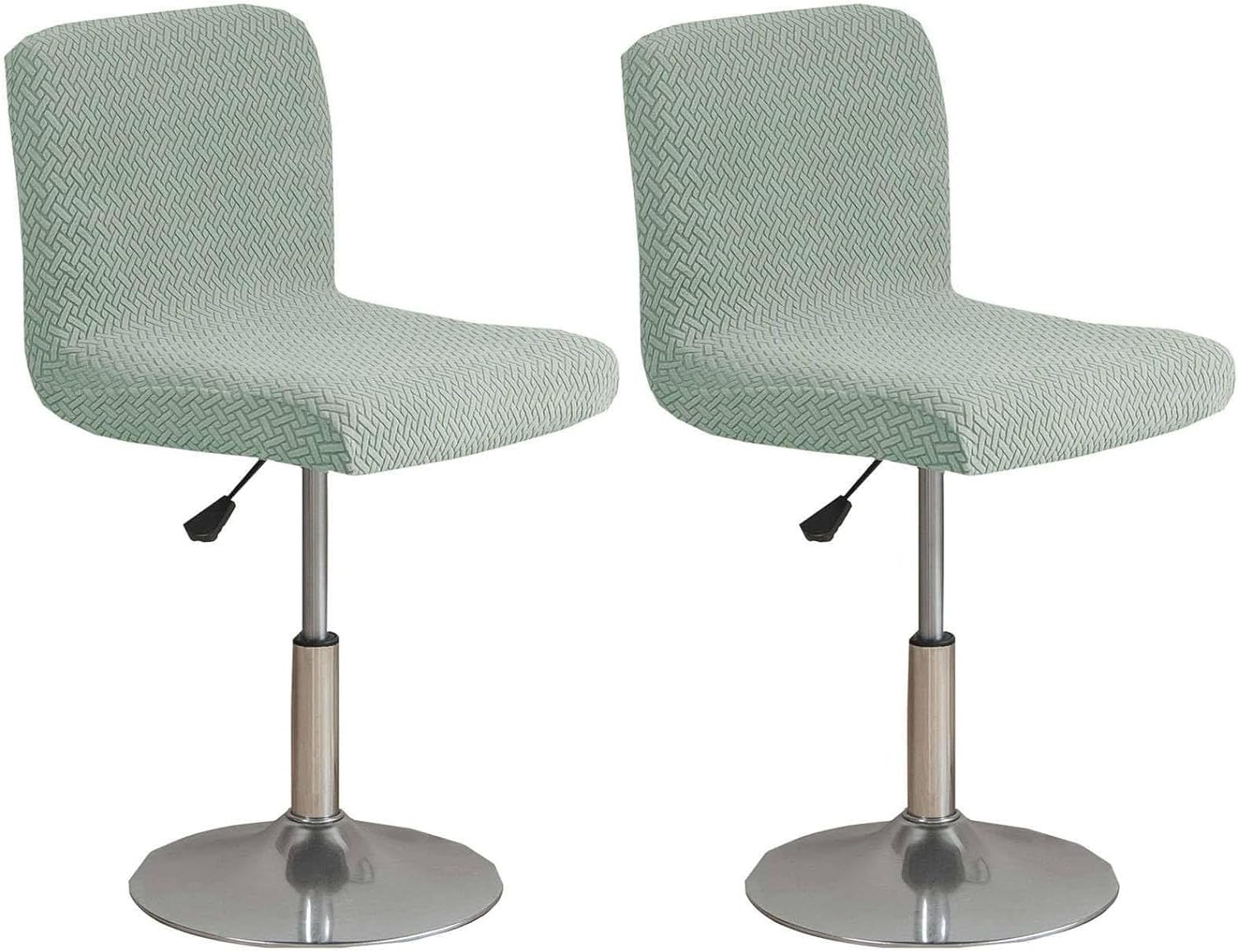 Fundas para taburetes de bar elásticas HACLEN juego de 6 piezas lavables color verde