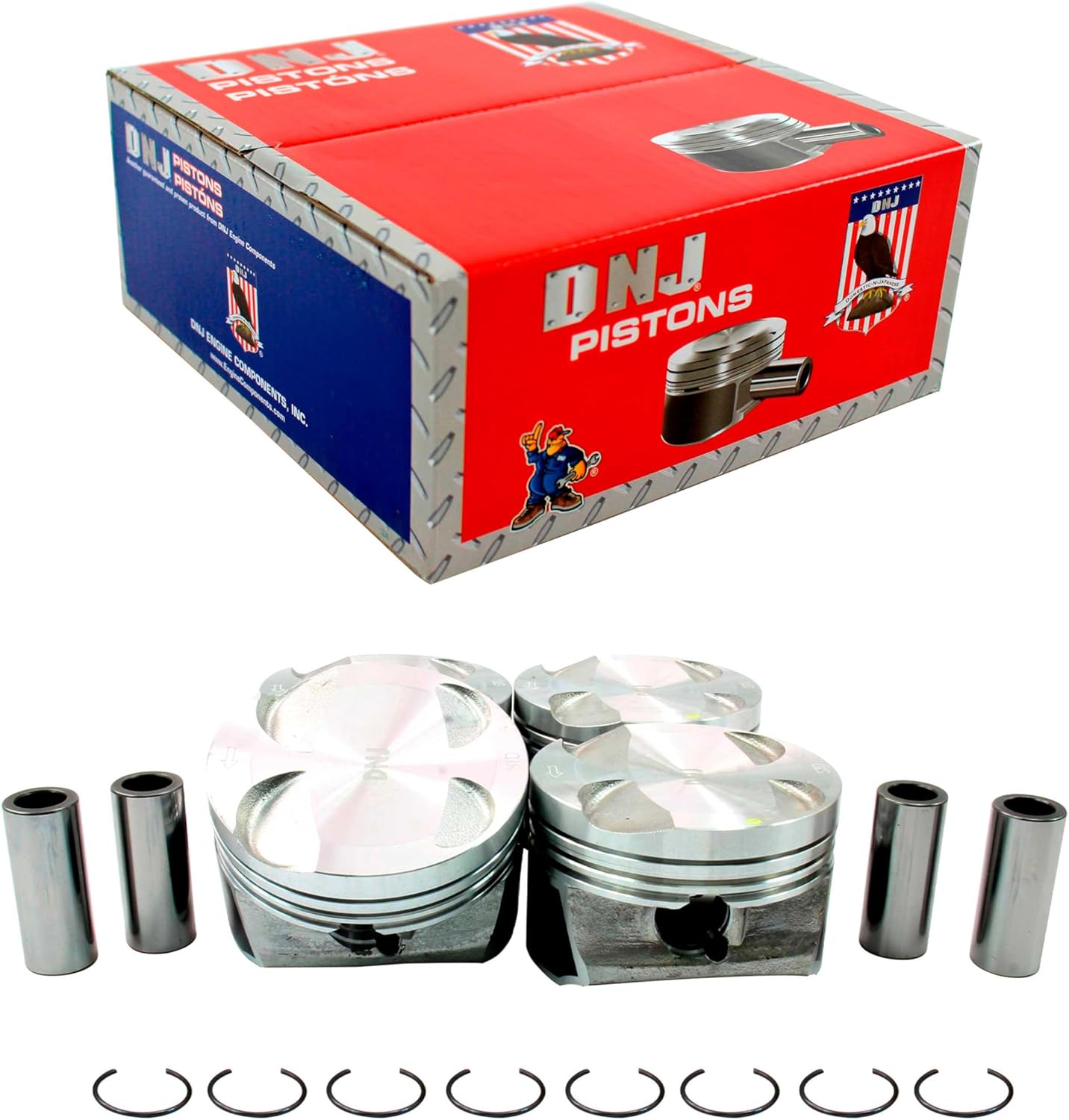 DNJ P827.20 Oversize Piston Set for 2007-2016 Mini Cooper Cooper Countryman Cooper Paceman 1.6L L4 16V DOHC 1598cc