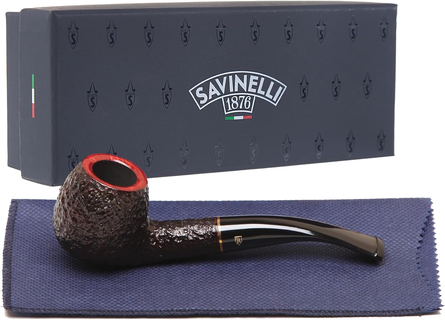Savinelli Roma 626 Black Stem Tobacco Pipe…