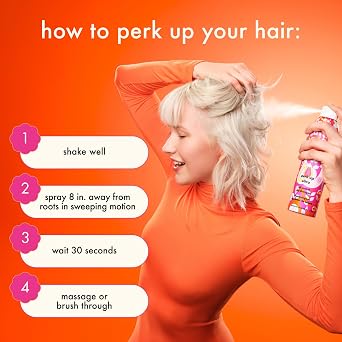 amika perk up ultra oil control dry shampoo | cleans + refreshes scalp + roots, absorbs + helps control oils, extends styles between washes, for all hair types with extra oily scalps