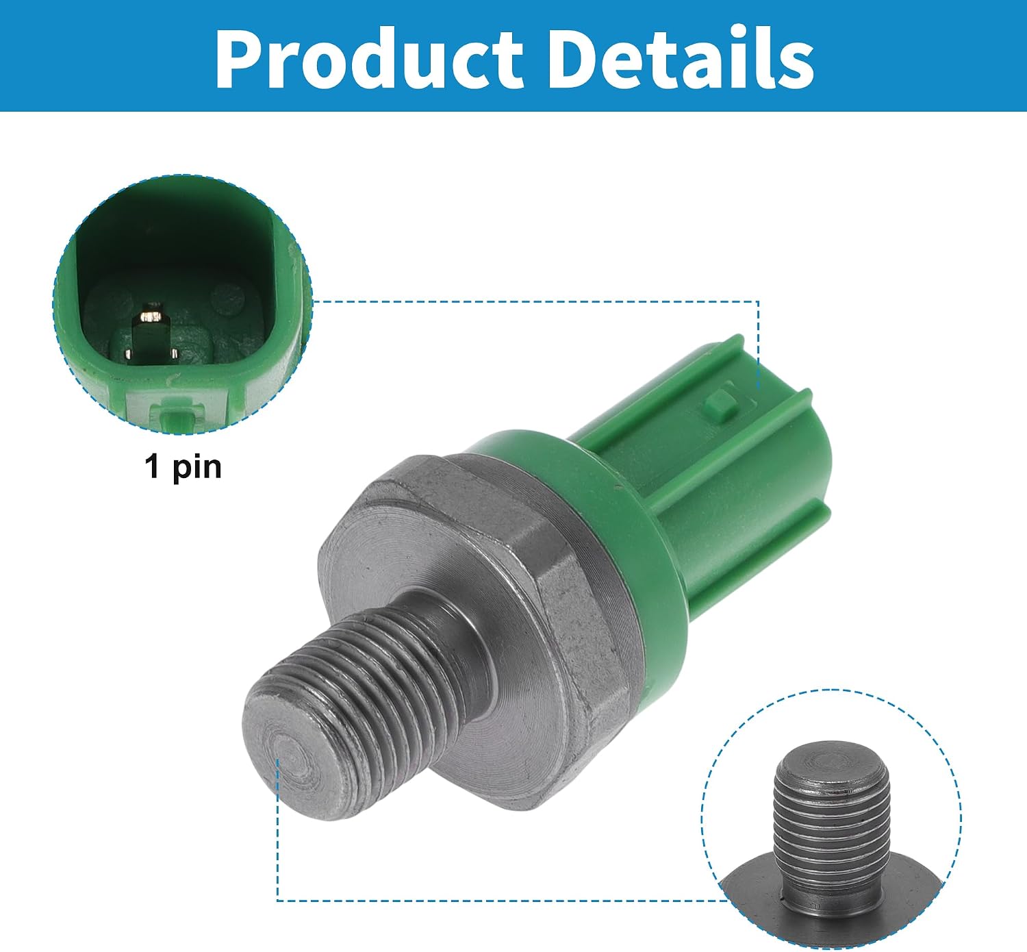 1 Pcs No.30530PM5013 Engine Oil Pressure Sensor for Acura CL L4 2.3L 1998-1999 for Honda Accord L4 2.3L 1998-2002