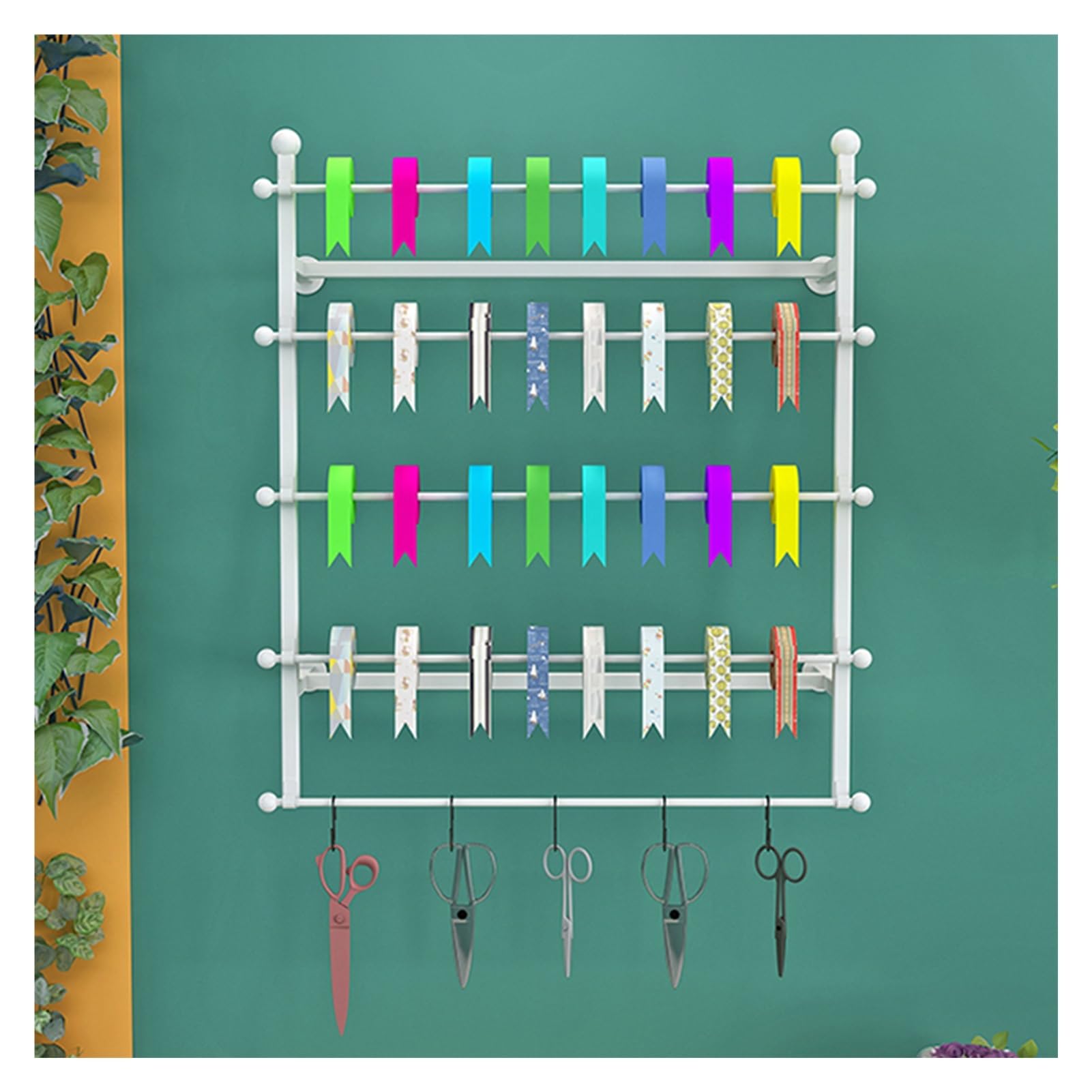 Étagère murale robuste en acier pour films techniques et stockage de rouleaux
