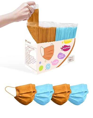 Miniatura 38 de Mascarillas desechables paquete de 100 unidades, 4 capas ASTM nivel 3 grado médico, transpirables para protección al aire libre de adultos, Sinfonía