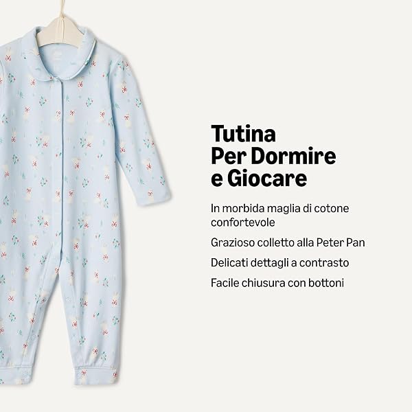 Amazon Essentials Unisex - Bambini e ragazzi Tutina Notte Senza Piedi - 2