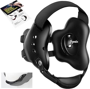 Trymaker Wrestling Headgear, Youth Wrestling Headgear for Men with Chin Cup & Pad, Sorf Ear Guard for MMA, Jiu-Jitsu for Users Age 10+