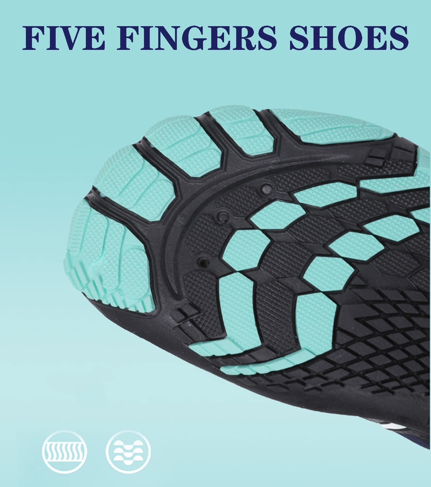 Zapatos De Agua, Zapatos Deportivos Descalzos, Zapatos De Baño De Playa para Hombres Y Mujeres(38 EU, Blue)