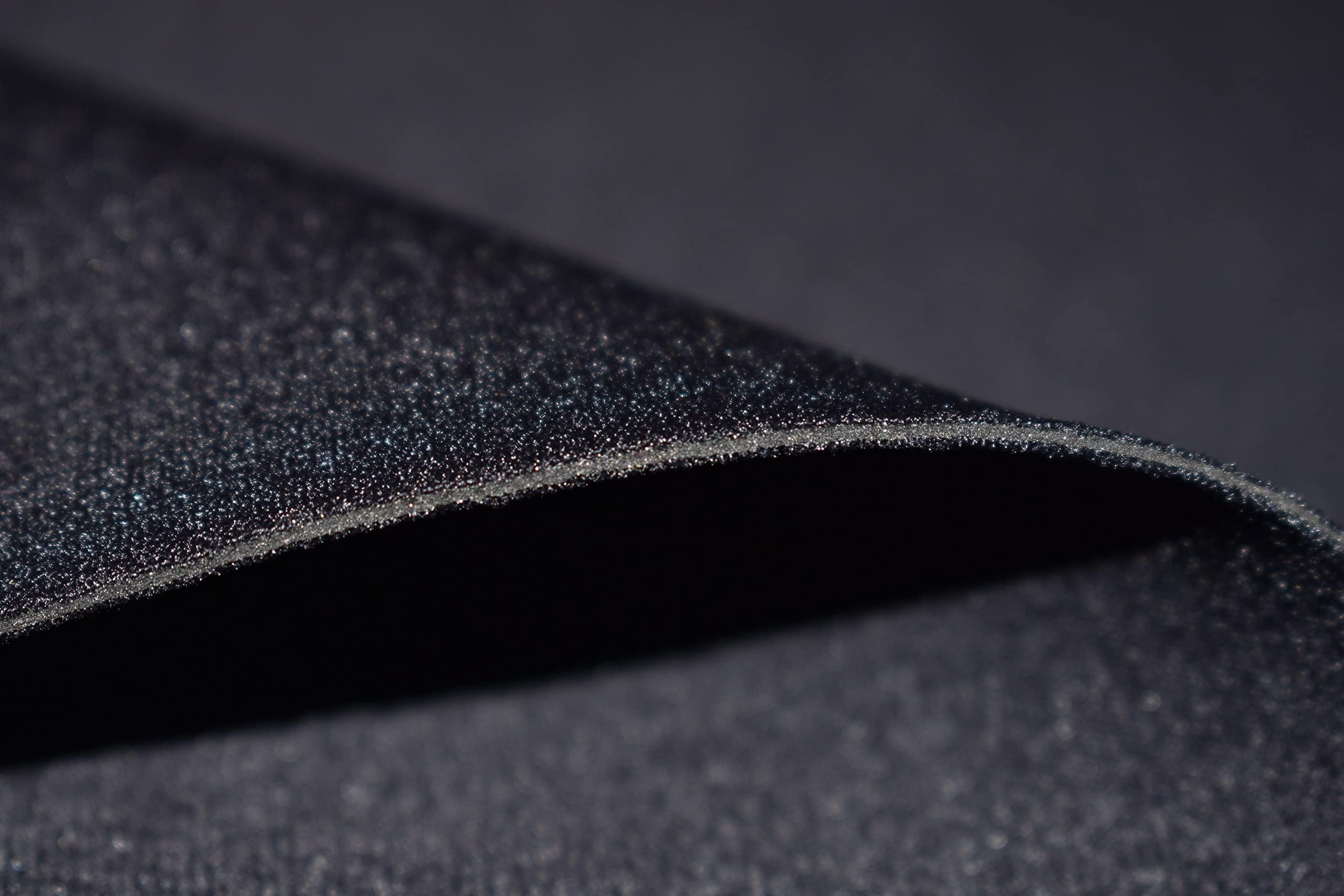 Generic 1mm Neoprene Fabric, Black, Square Pattern, Knit Fabric Type, Waterproof, 1' x 2' (30.48cm x 60.96cm)