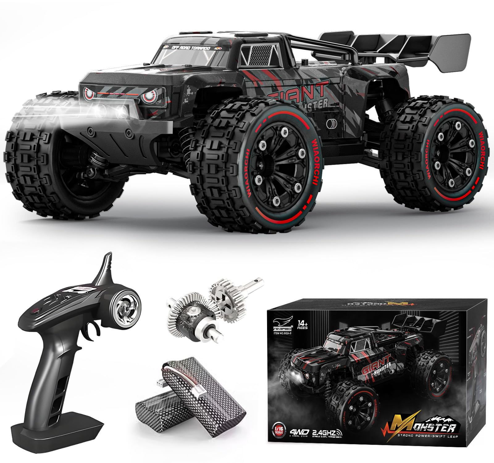 Amazon.com: 1:16 Scale All Terrain Fast RC Cars for Adults 40KPH