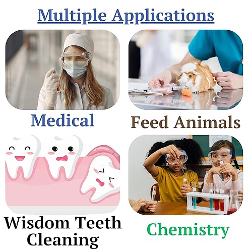 Miniatura 4 de Jeringas de riego de punta curvada de 12cc, jeringa oral  Jeringa dental  Jeringa para líquido, jeringa de muelas del juicio, jeringa de plástico
