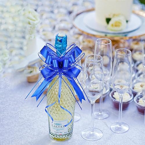 Miniatura 148 de WEWILUCK Lazos de regalo para regalos, lazos rosas para envolver regalos, lazos de regalo con cinta para bodas, despedidas de soltera y decoración