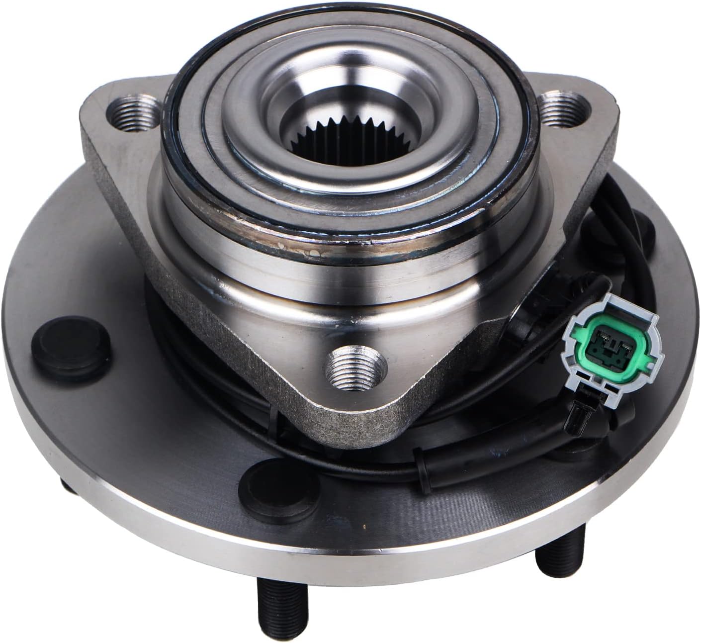 KUSATEC 515066 Front Wheel Bearing Hub Assembly Compatible with Infiniti QX56 2004 05 06 07, Nissan Armada/Pathfinder/Armada/Titan 2004 05 06 07, 6 Lugs w/ABS