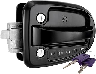 RecPro RV Bluetooth Electronic Entry Door Lock with Deadbolt with Integrated Keypad | Keyless RV Door Handle