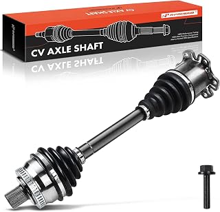 A-Premium Front Right Passenger Side CV Axle Shaft Assembly Compatible with Audi A4 Quattro 2005-2008 L4 2.0L (for Automatic Transmission), A4 Quattro 2009 L4 2.0L (for Convertible), Length 19.06 inch