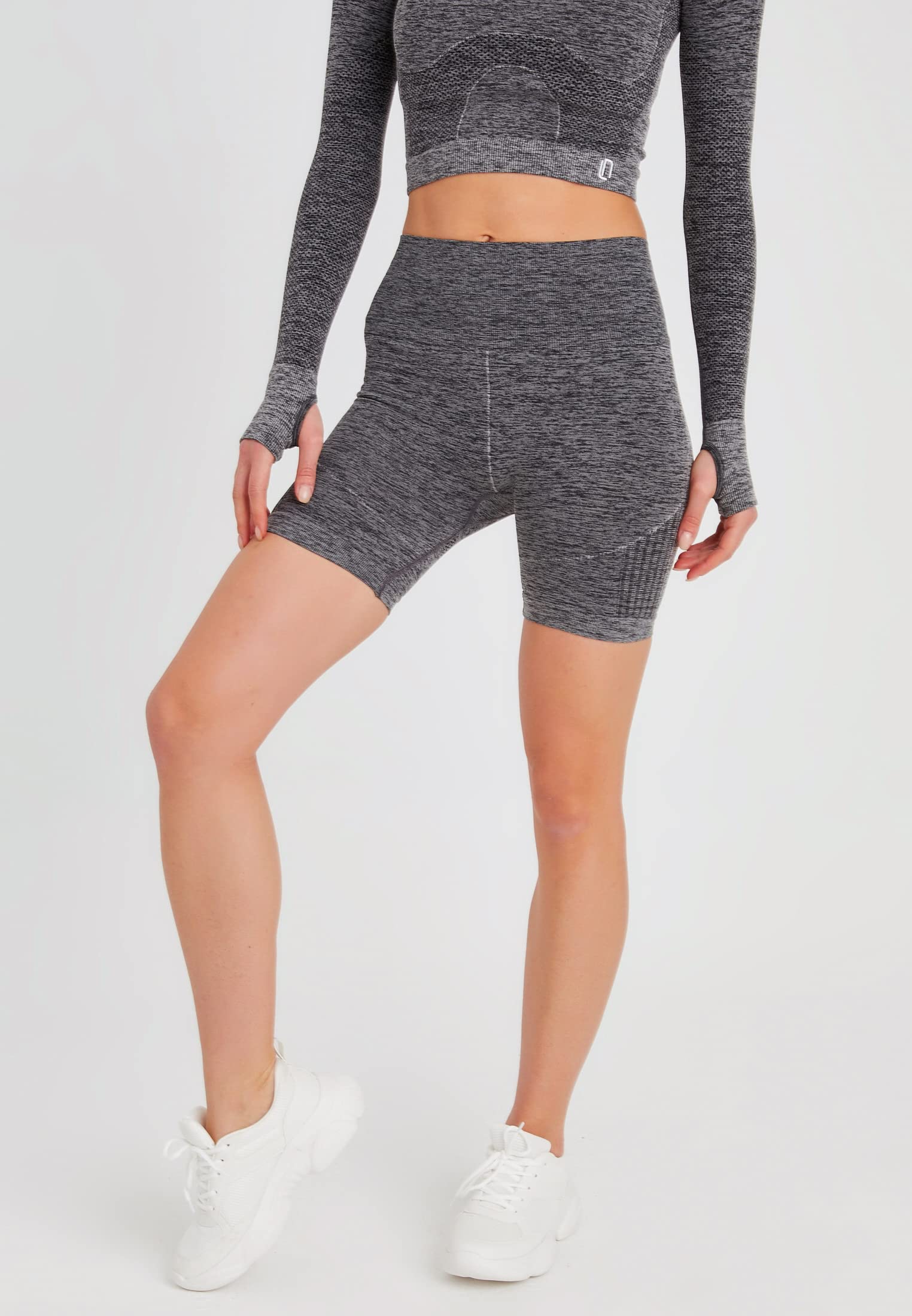 Leif Nelson Pantaloni corti da ciclismo da donna, leggings booty, a vita alta, per sport, palestra, senza cuciture, opachi, per yoga, fitness, palestra, allenamento