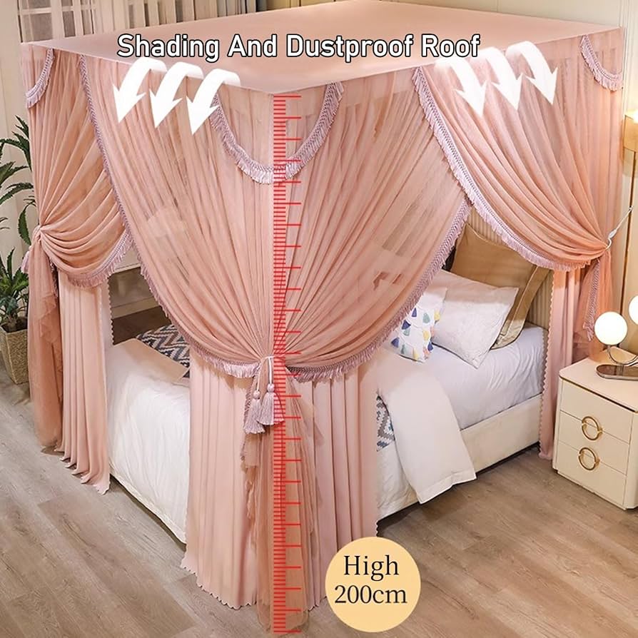 激安⭐️虹入り！四季ガーデンスフィア⭐台座付きMR 22 Amazon｜天蓋付きベッドカーテン 豪華なベッドの幌帯の支柱