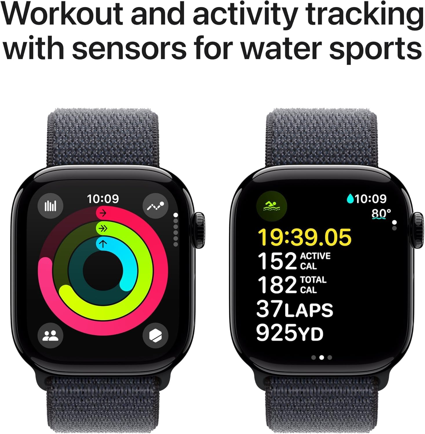Amazon.com: Apple Watch Series 10 [GPS + Cellular, 46mm] - Jet 