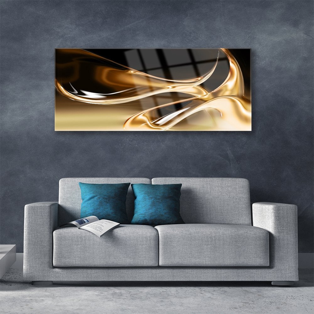 Tulup mage Sur Tole Tableau mprmé 125x50cm - Abstracton 3d | eBay