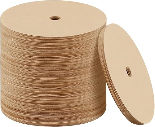 Miniatura 7 de 300 filtros de café percolador, 3.74 pulgadas, filtro de café desechable natural sin blanquear para percoladores, cafetera