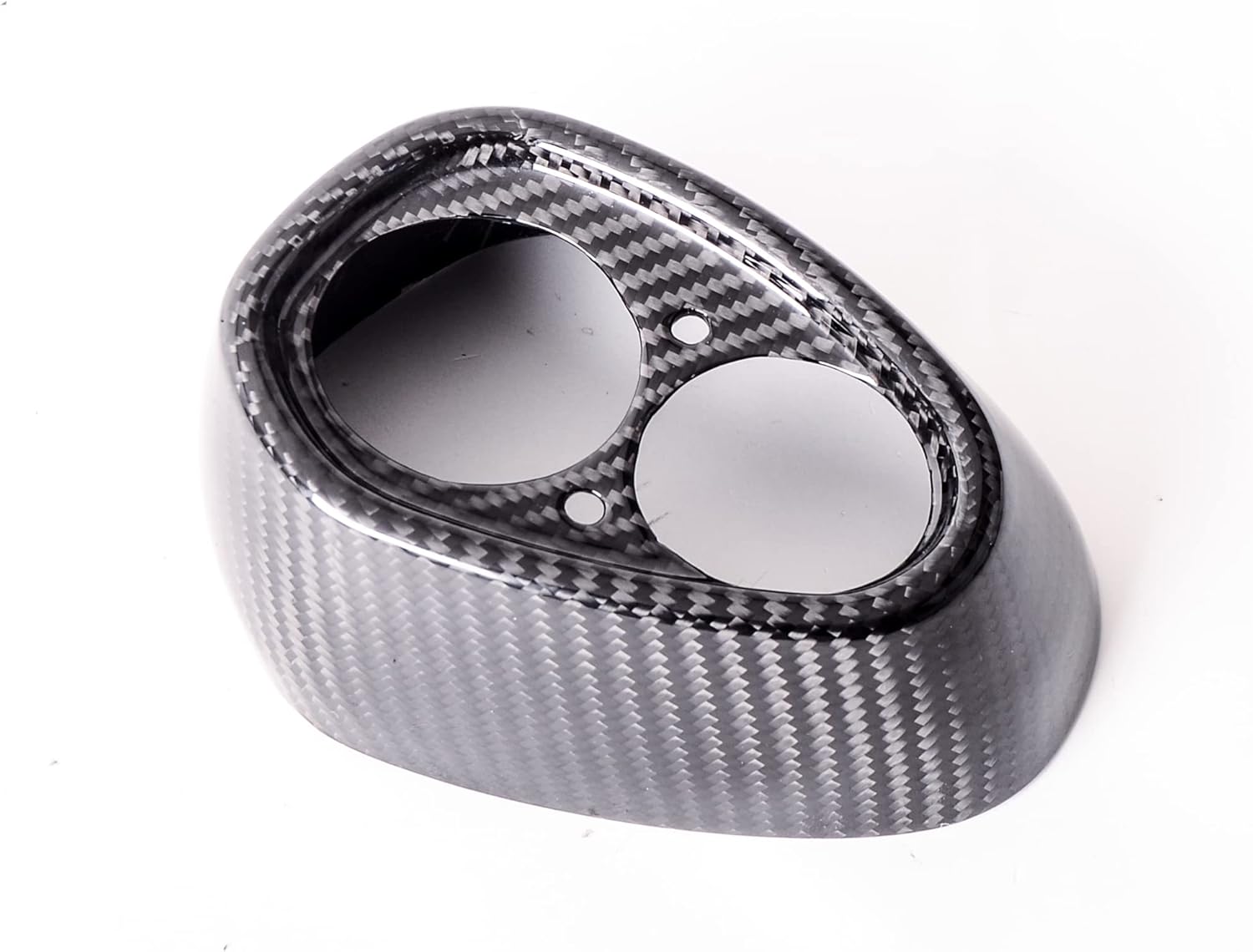 Bestem Carbon Fiber Exhaust End Cap Fairing for 2021 Triumph Speed Triple 1200 Twill Weave