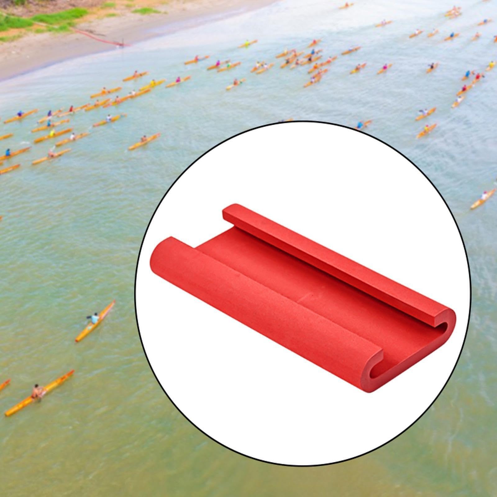 Vaveren Dragon Boat Seat Pad Flotation Cushion,EVA, Shock Absorption for Rowing Tools Kayaking Outdoor, Red