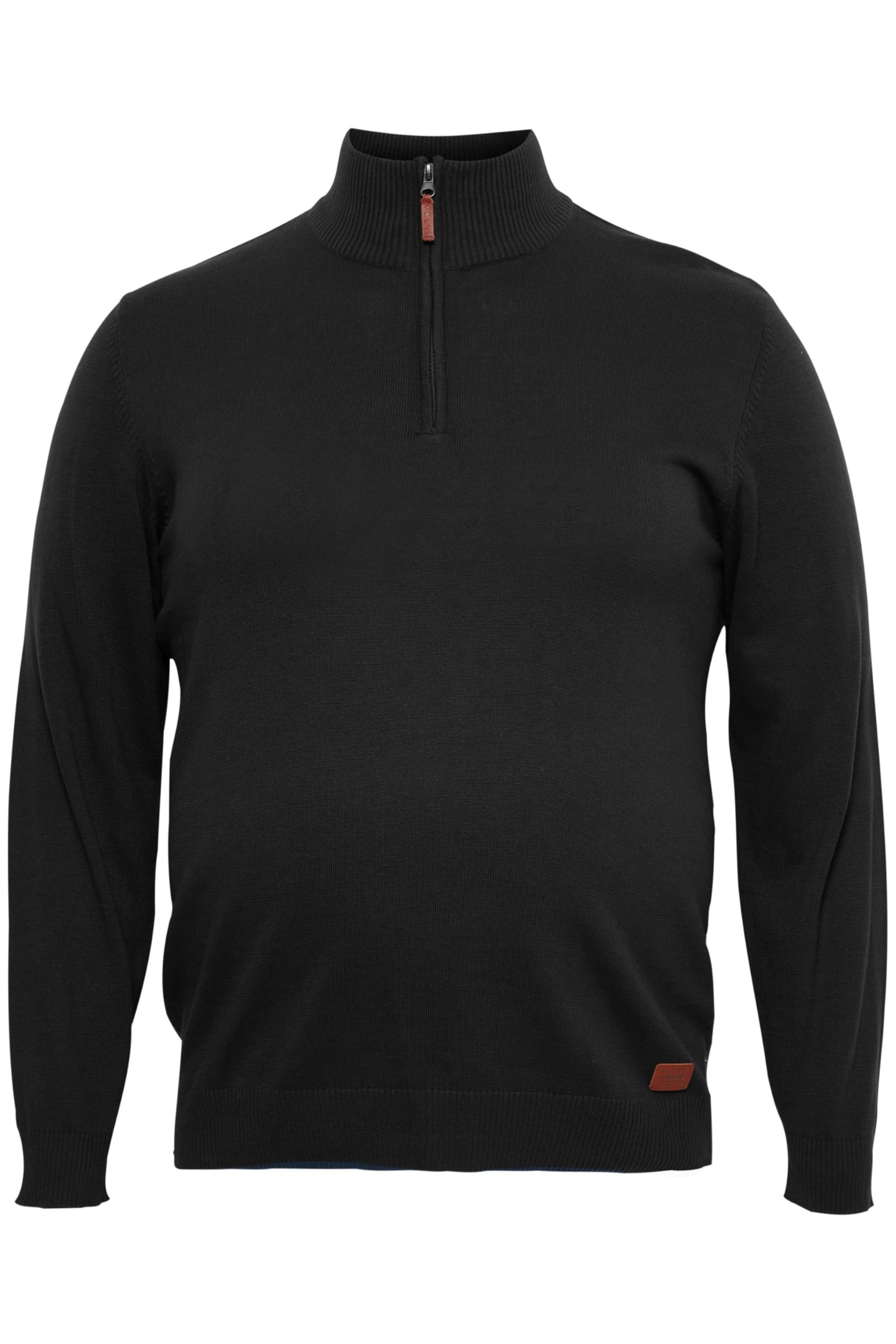 Blend BHRobin BT Robin Strickpullover Herren Big & Tall Feinstrickpullover Pullover Große Größen bis 6XL mit Stehkragen und Reißverschluss