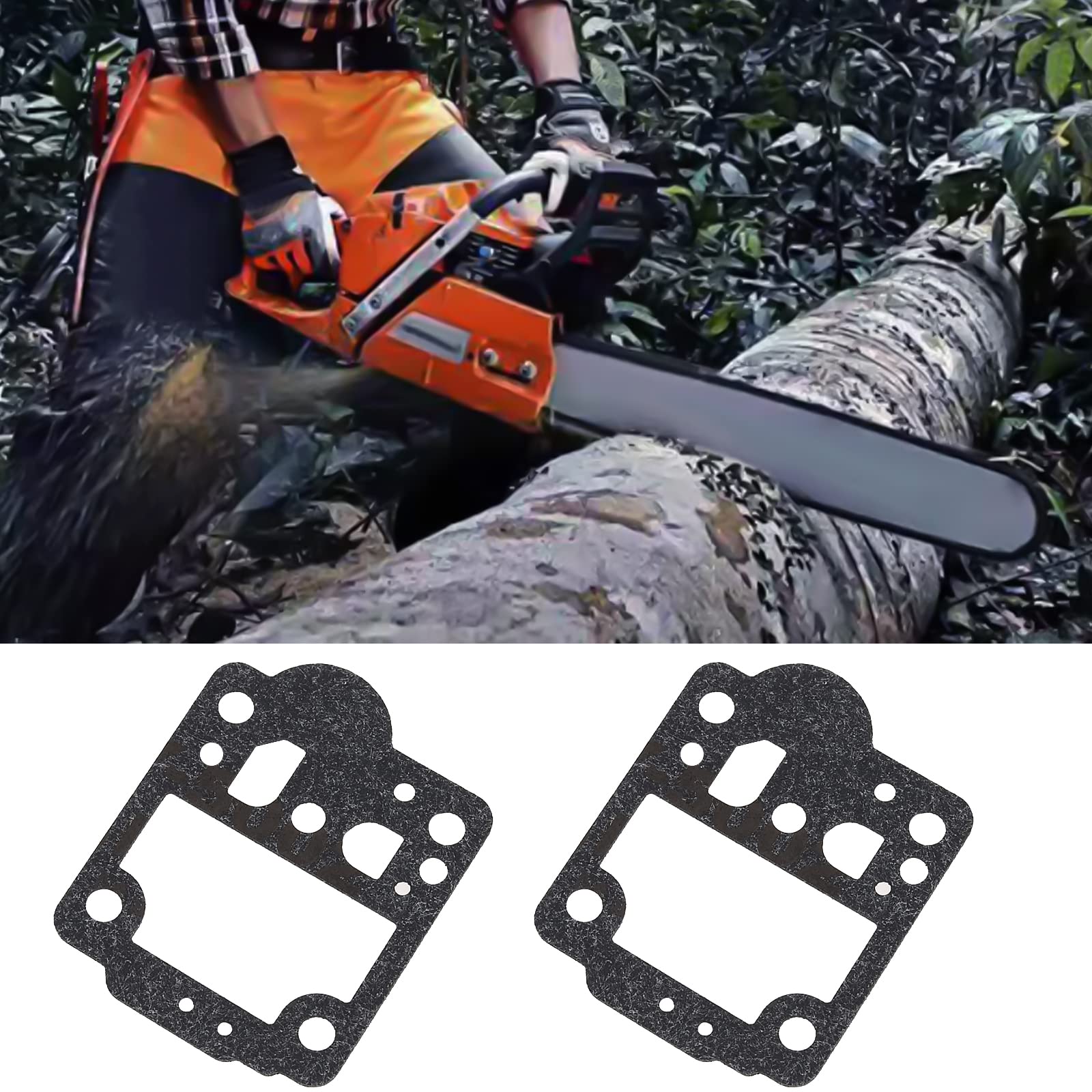 SG Store 2 zestawy gaźnika zestaw naprawczy do przebudowy gaźnika uszczelki membrana kompatybilna z HUSQVARNA 240 236 235 435 kompatybilny z piłą łańcuchową JONSERED CS2238 CS2234