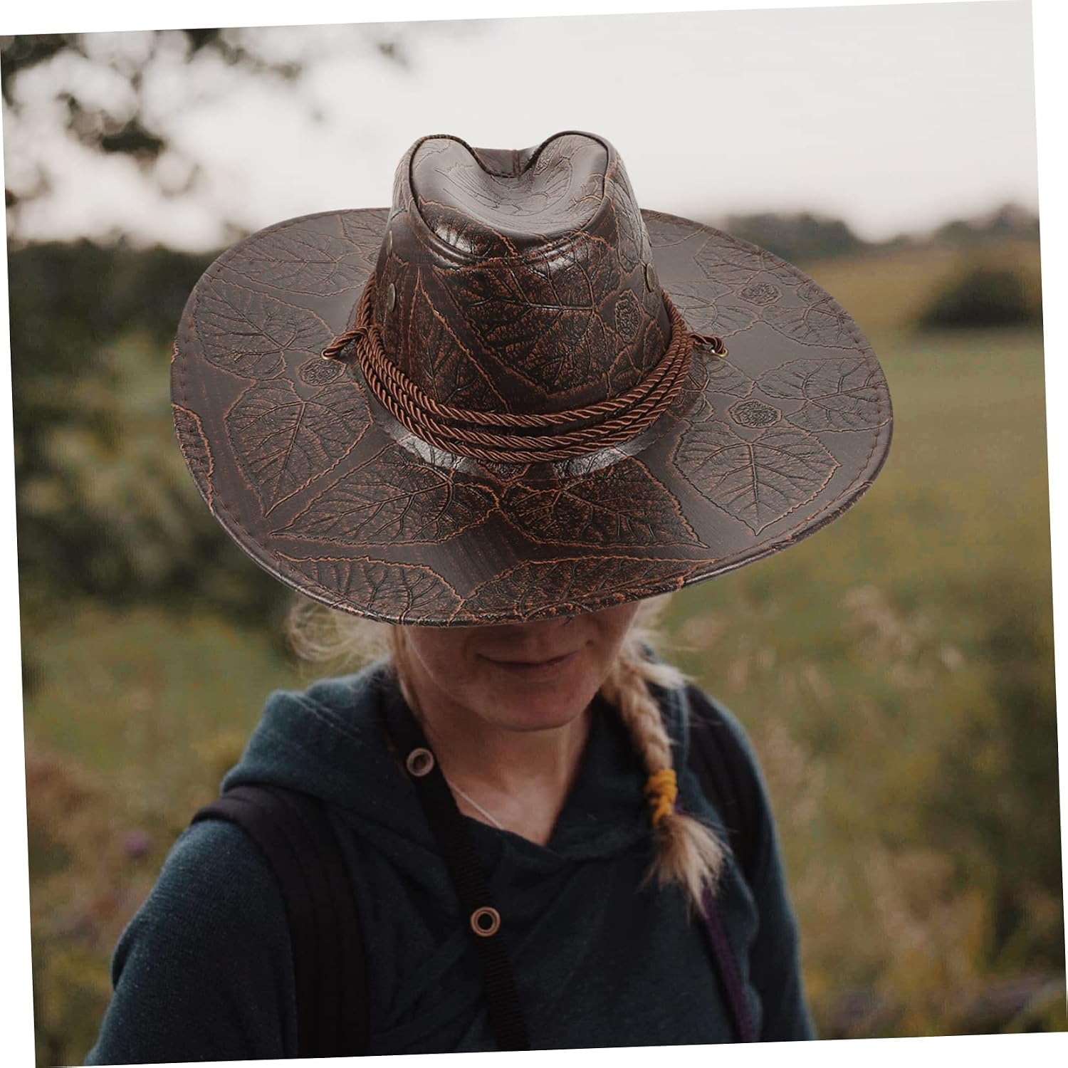 Ipetboom Western Hat Rhinestone Cowboy Cap White Brown Bulk Cowboy Hats for Men Women