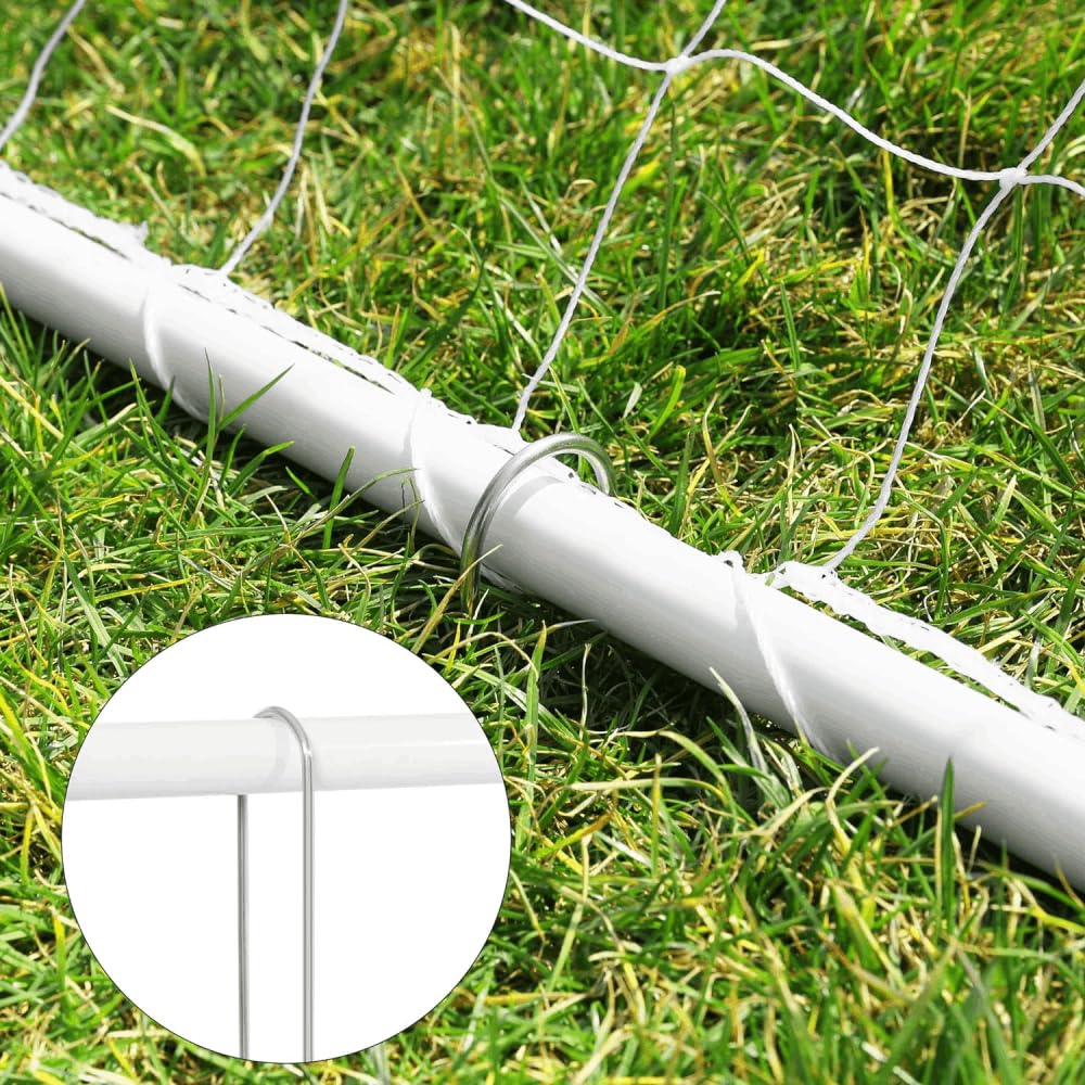 DEVESSPORT Portería de Fútbol para Niños | Portería de Fútbol de PVC 180x91x120 cm | Portería Resistente para Jardín y Exterior