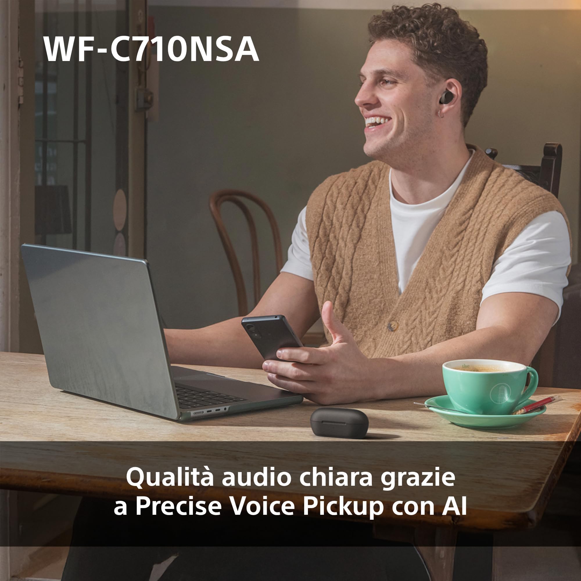 Sony WF-C710N Auricolari Wireless con Cancellazione del Rumore — immagine 11 di 16