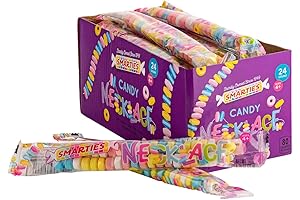 Smarties Candy Necklace And Bracelets Bulk Pack, 24-Count