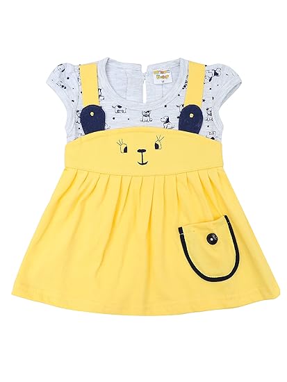 AmazBaby Baby Girls A-Line Mini Frock Dress