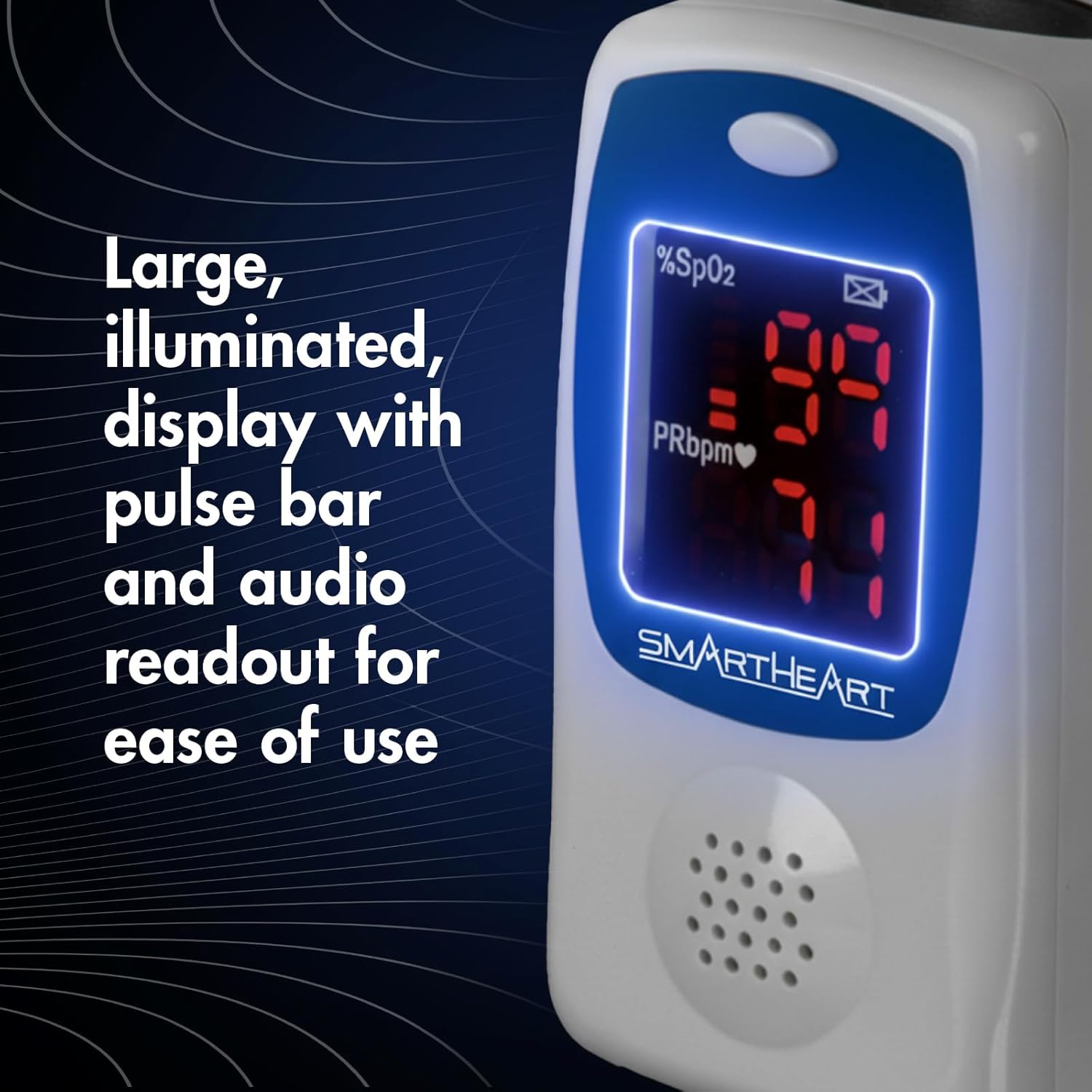 SmartHeart Fingertip Pulse Oximeter 1 Each 11-50L