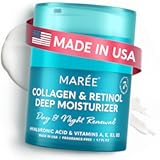 MAREE Face Moisturizer Retinol Cream for Face - Wrinkle Cream for Women - Anti Aging Face Cream - Facial Moisturizer with Collagen - Crema Hidratante Para la Cara for Skin Tightening