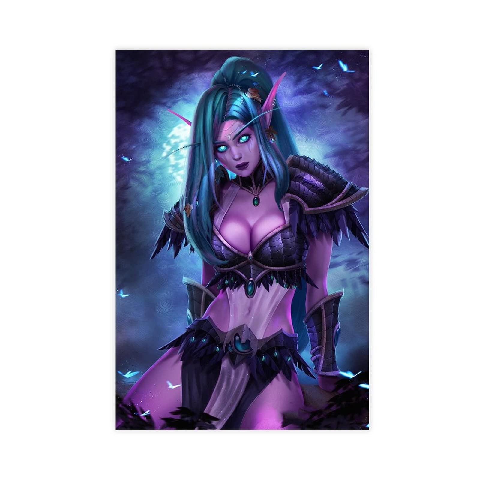 World of Warcraft Role Playing Game 33 Canvas Poster Wall Art Decor Print Picture Paintings for Living Room Bedroom Decoration Unframe-style 12x18inch(30x45cm)