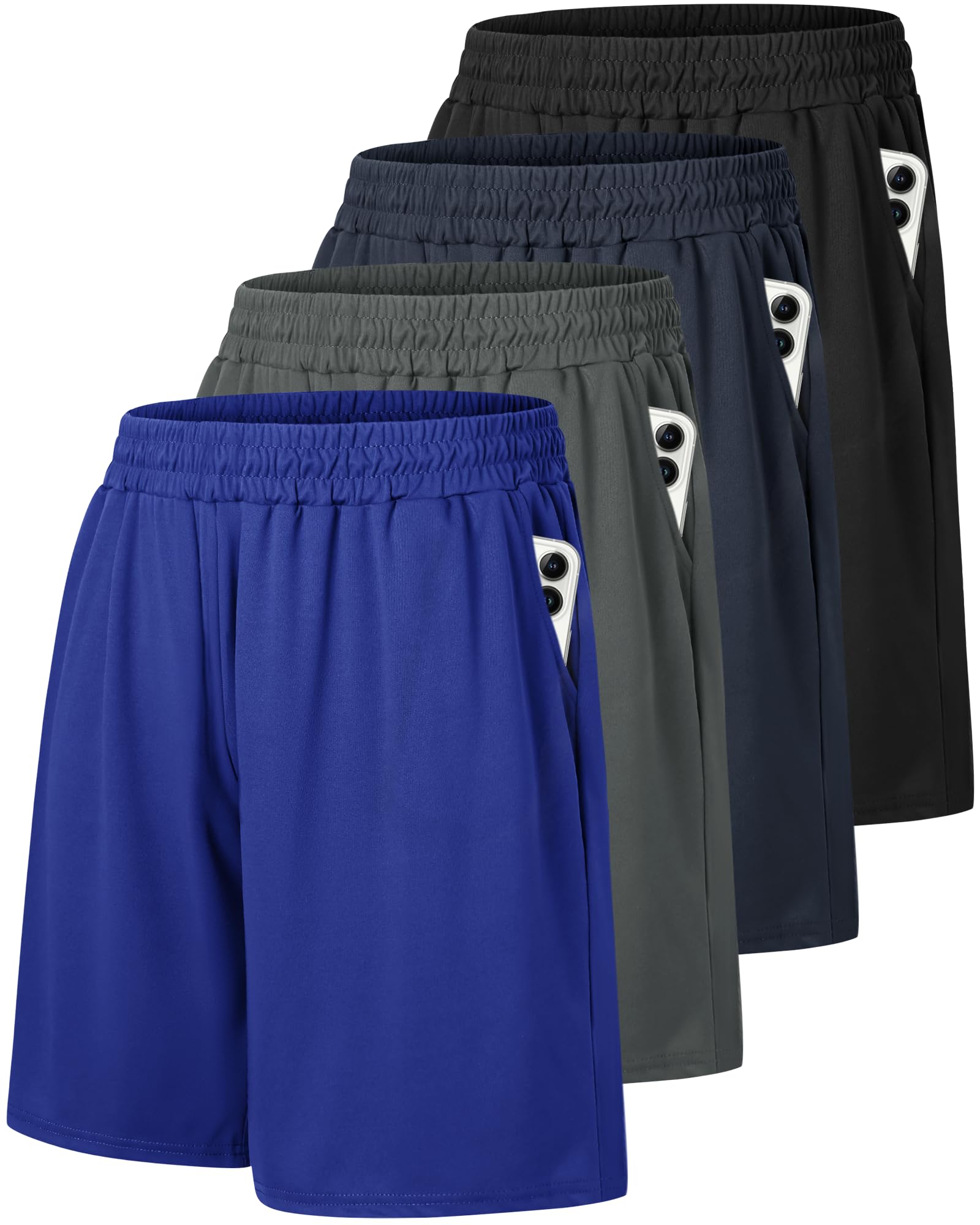 Black / Grey/ Navy Blue/ Royal Blue / Large