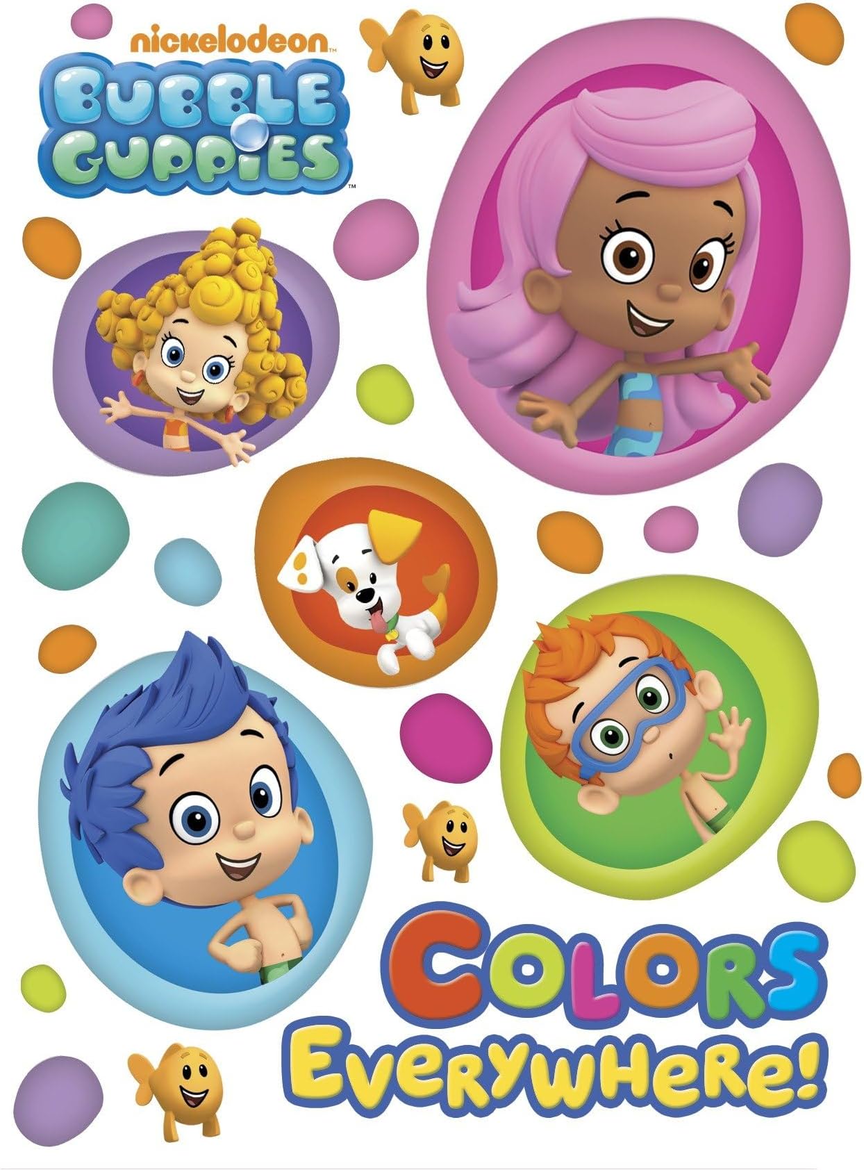 Colors Everywhere! (Bubble Guppies) (Board Book)
