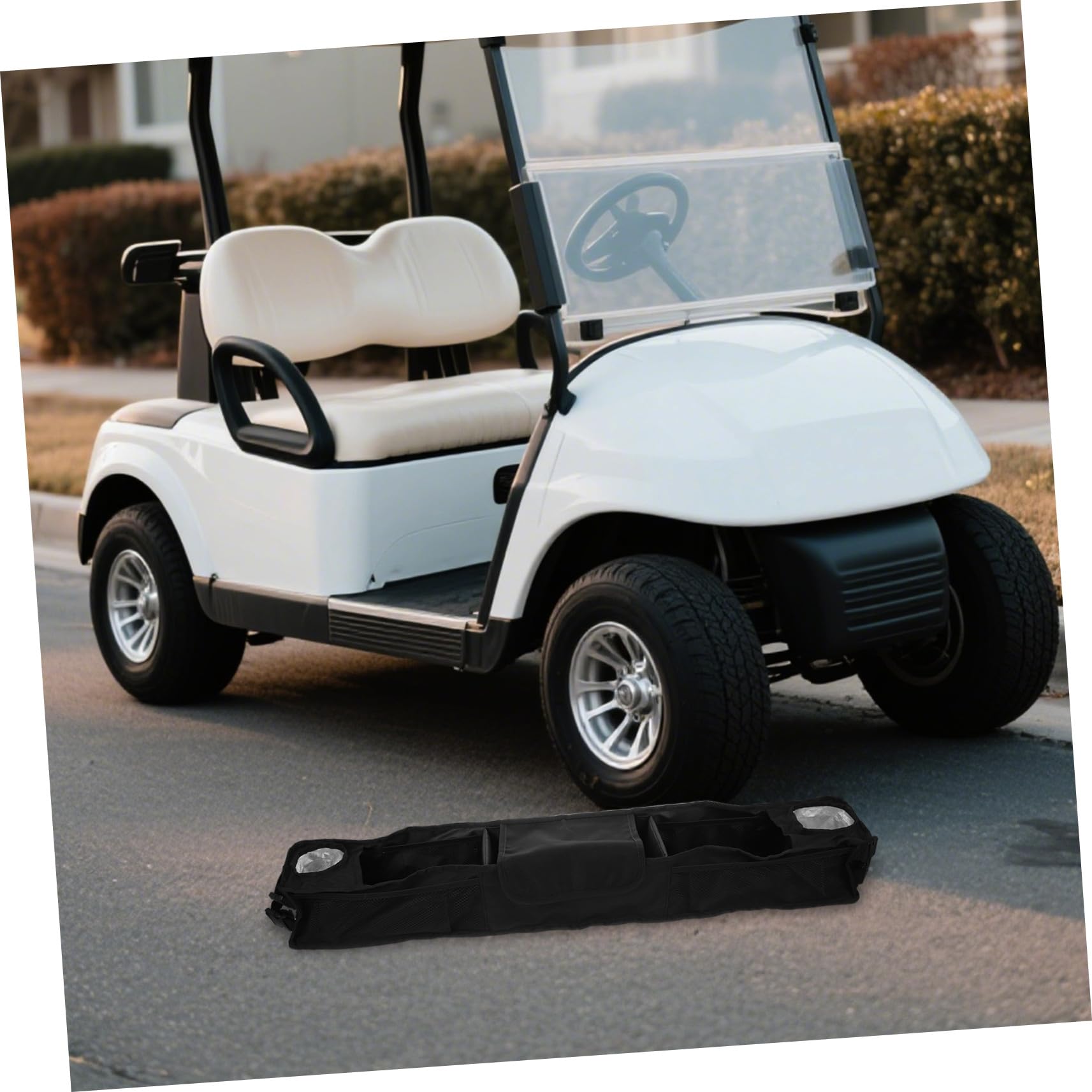 Organizador de Almacenamiento para Carrito de Golf Negro Plegable