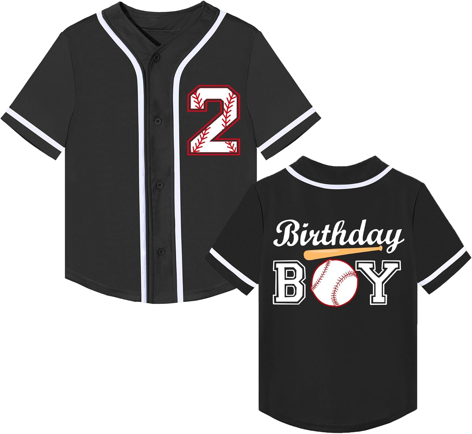 Toddler Boy Birthday Baseball Theme Shirt with Socks Kids Baseball Jerseys 1st 2nd 3rd 4 Year Old Birthday Outfits - Image 3
