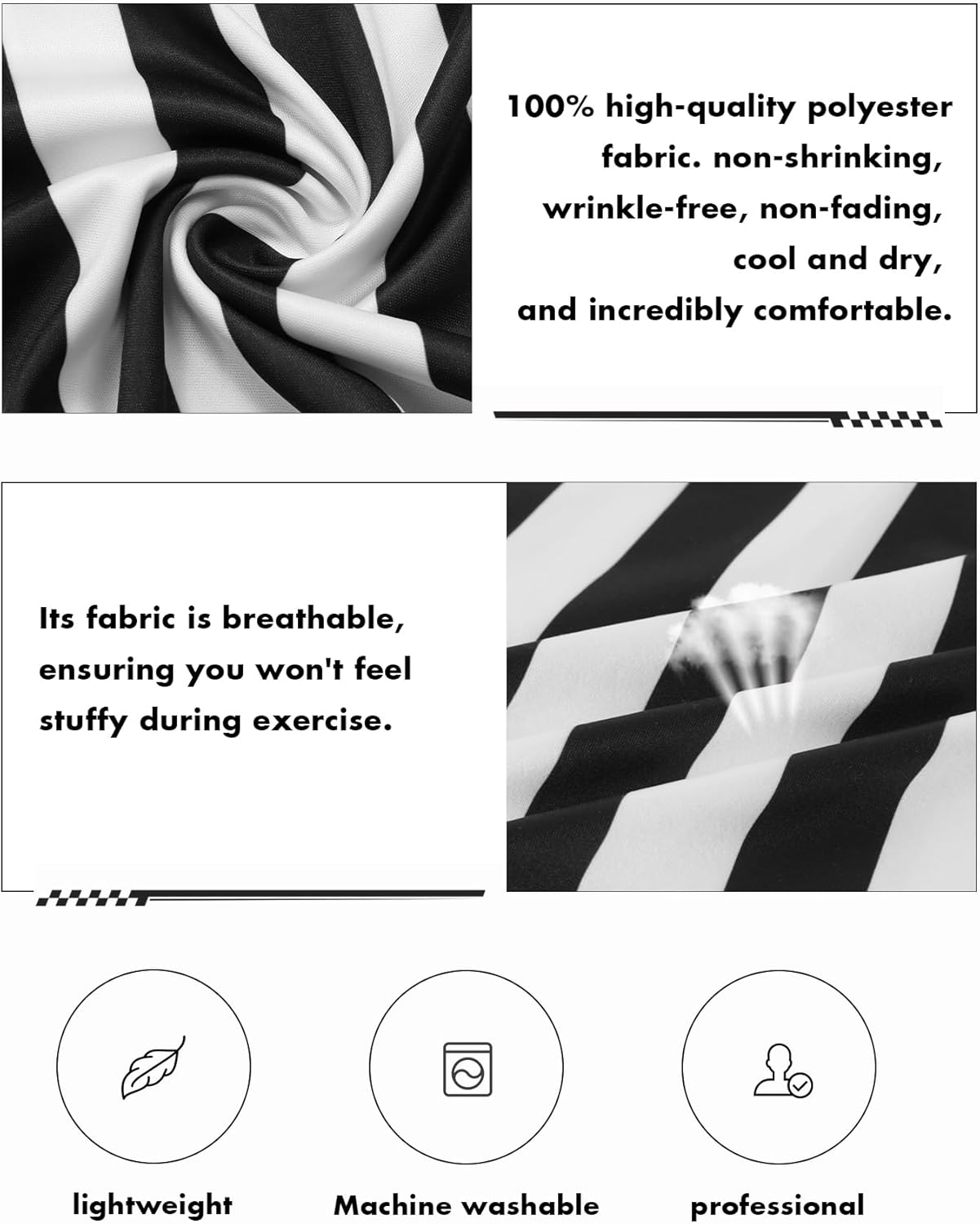 Men's Referee Shirt Women Official Football Basketball V-Neck Ref Jersey for Halloween Costume Umpire Waitress Uniform - Image 5