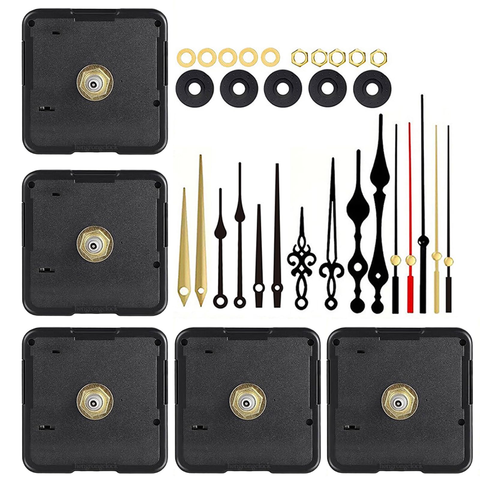 carotoe Quartzs Clock Mechanism Kits, Wall Clock Mechanisms Battery Operated Replacement, Movement Parts Diys Repair Part Diys Repair Parts Motor