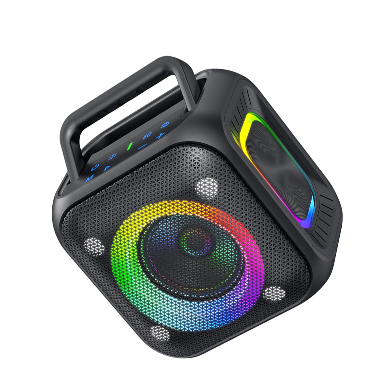 Cassa Portatile Wireless 30W BT 5.4 con Luci RGB, 6000mAh, per