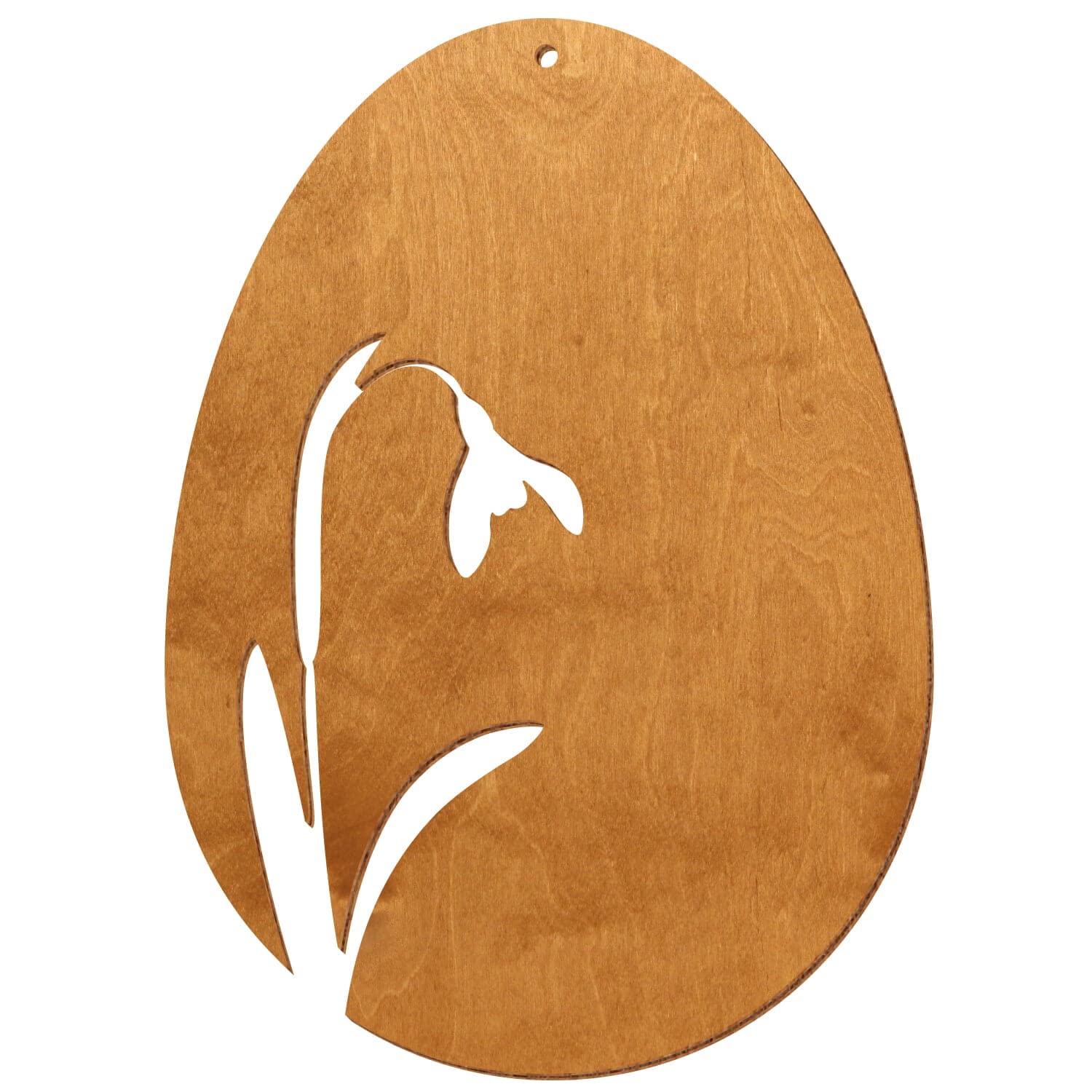 Uova di Pasqua in legno V2 – Albero di pero – Decorazione fai da te per Pasqua, motivo: uovo di Pasqua, motivo 1, altezza (dimensione): 49 cm di altezza