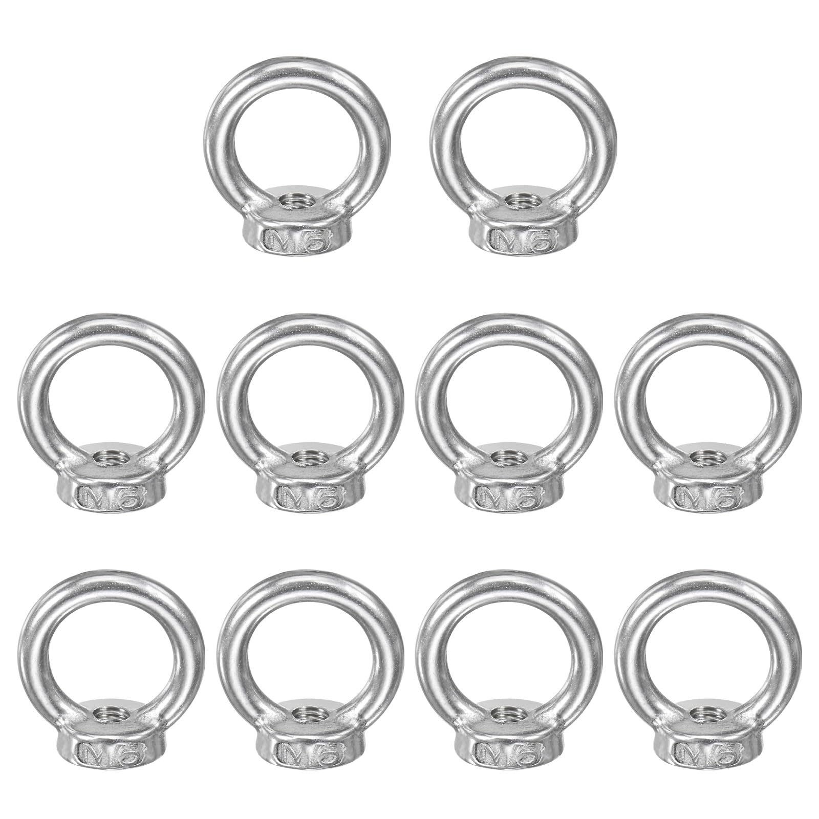 M METERXITY 10-Pack M6 Lifting Eye Nut