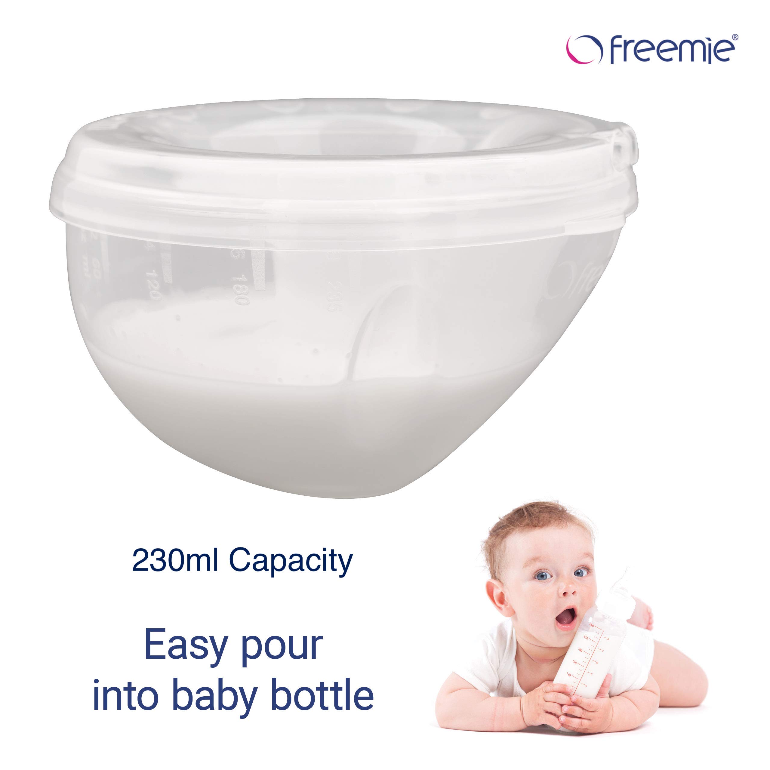 Freemie Freemie Closed System Breast Milk Collection Cups, Pump With