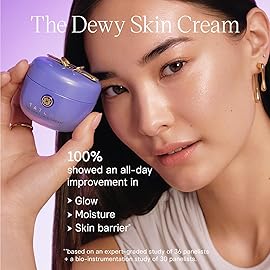 TATCHA The Dewy Skin Cream | Rich Face Cream to Hydrate, Plump and Protect Dry and Combo Skin | 10 ml / 0.34 oz