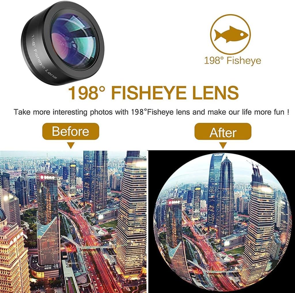 Three-in-one Mobile Phone Lens Separate Wide-Angle Fisheye Macro Mobile Phone Lens