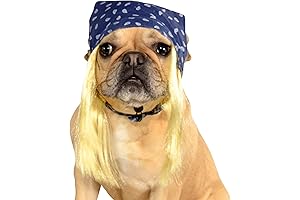 Rubie's Pet Costume bandana wit Hair, fits Medium to Large dogs