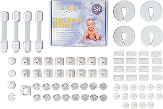 58PCS JollyAngels Baby Proofing Kit | Magnetic Cabinet Locks | Child Proof Elect - Compare price